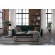 Liam Green Velvet Futon Sofa